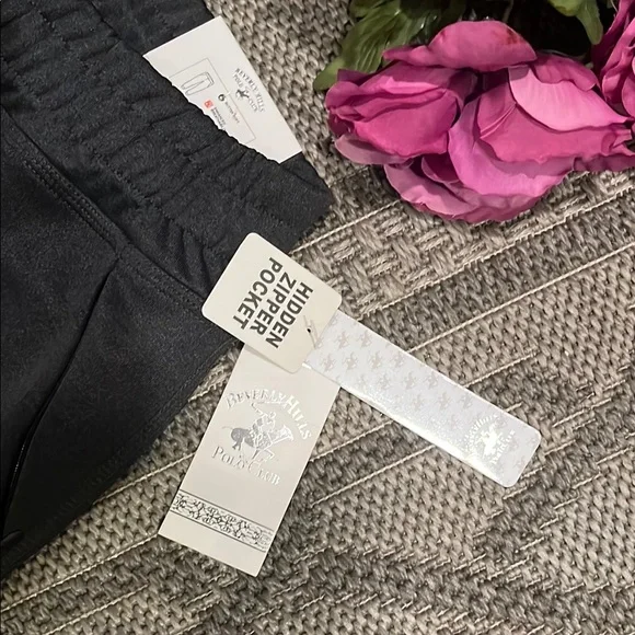Beverly Hills Polo Club Black Capris Pants Size Large - Picture 4 of 10
